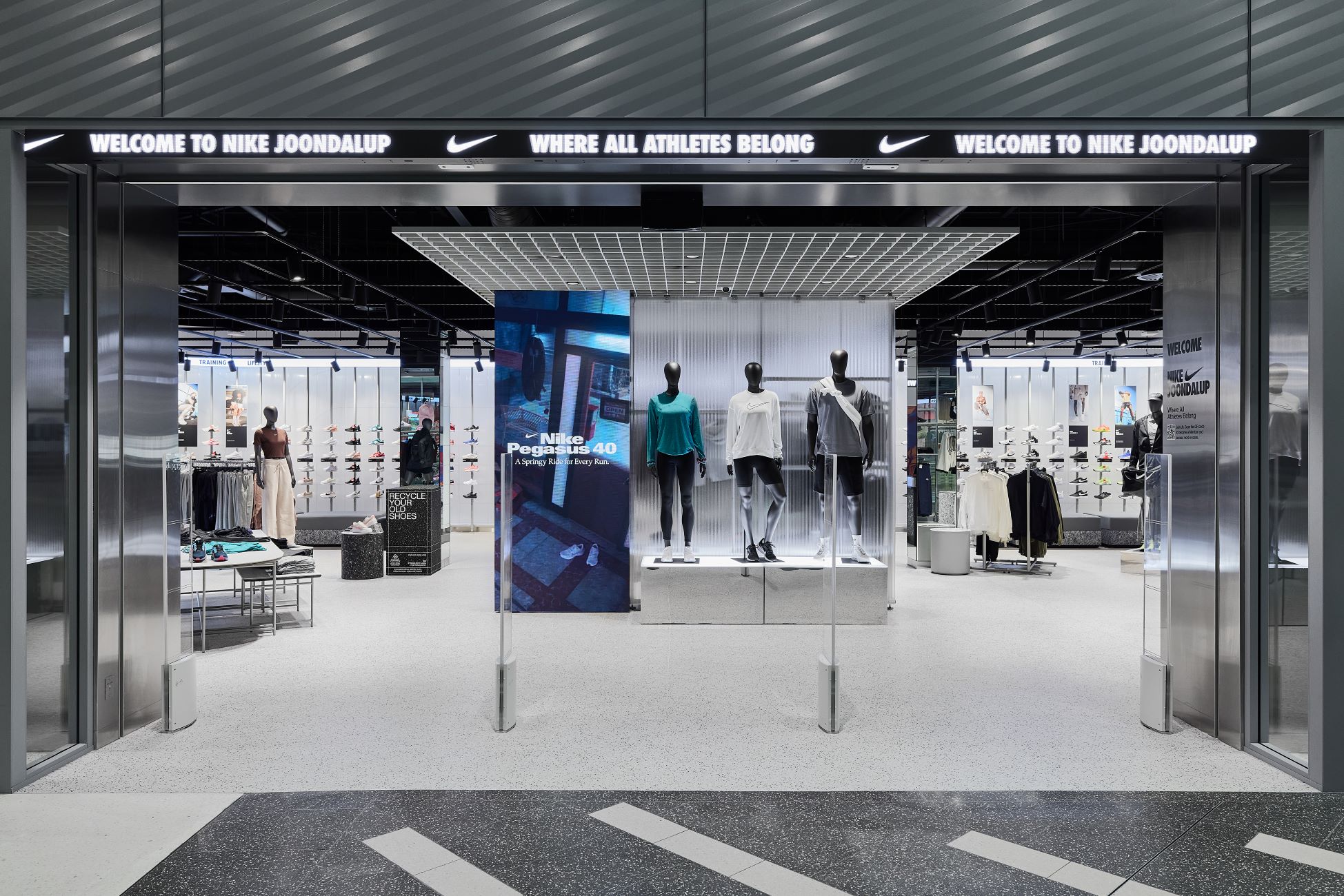 Nike Joondalup retail interior